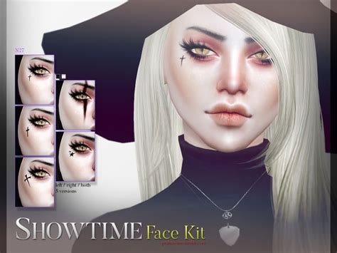 Showtime Face Kit N27 By Pralinesims At Tsr Sims 4 Updates Sims 4