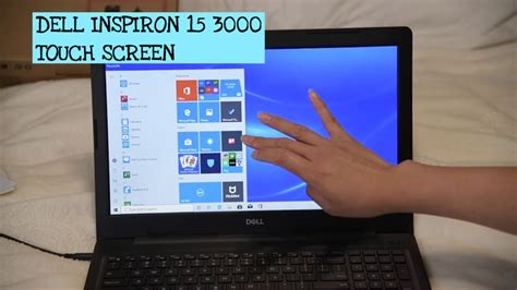 Dell Inspiron 15 3000 Touch Screen Youtube