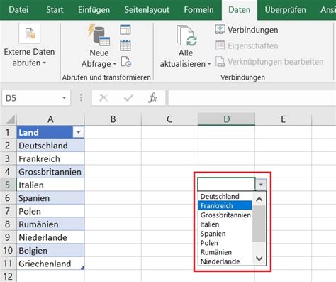 So Erstellst Du Eine Dropdown Liste In Excel Hands On Excel Hot Sex