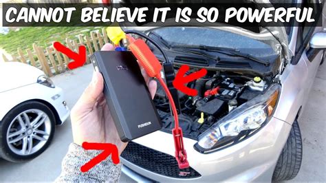First, ask the other driver to pull up next to your car so the jumper cables will reach each car's battery. HOW TO JUMP START A CAR with PORTABLE JUMP STARTER. SUPER EASY - YouTube
