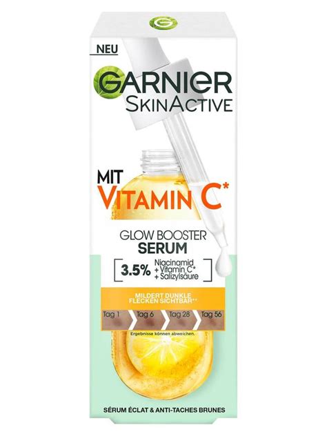 Skinactive Glow Booster Serum Mit Vitamin C Garnier