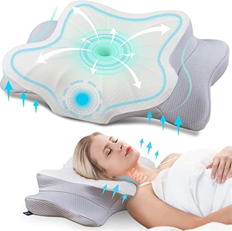 Cervical Pillow For Neck Pain Relief Contour Memory Foam Pillow For
