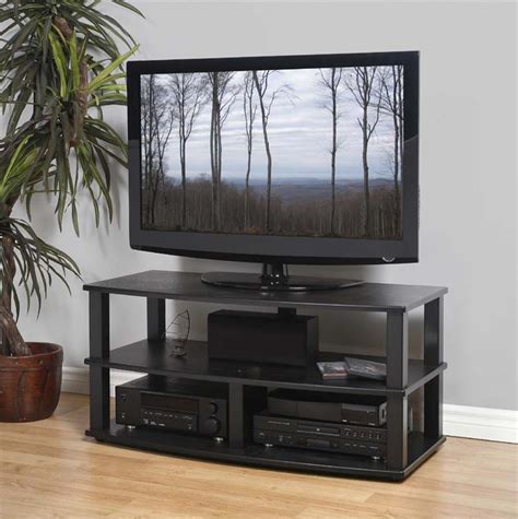 Tv stand;tv stand with mount;universal tv stand;fit samsung tv ;fit vizio tv ;fit lg tv.fit sony tv.fit sharp tv;ftt104001gb. Plateau XT Series Heavy-Duty 3-Shelf Black Wood TV Stand ...