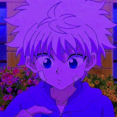 Killua Aesthetic Pfp Purple