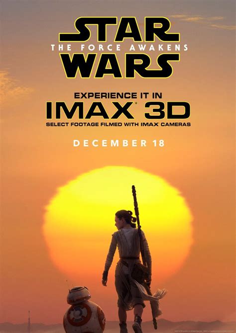 Take A First Look At The Star Wars The Force Awakens Imax 3d Poster