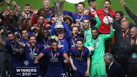 Manchester United Win The Uefa Europa League Official Manchester