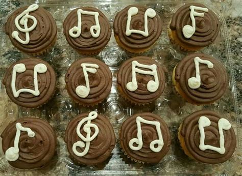 Music Note Cupcakes I Will Sing And Make Music With All My Soul