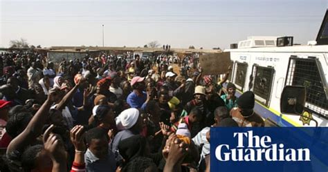 Protests In Townships Across South Africa World News The Guardian