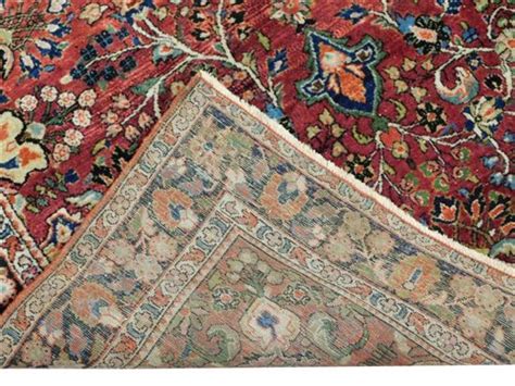 Lot Rug Antique Persian Sarouk 6 10 X 4 2 Finely Woven By Hand