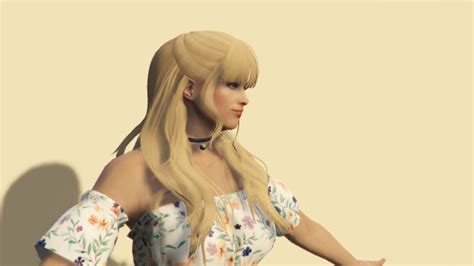 Long Straight Fringe Hairstyle For Mp Female 10 Gta 5 Mod