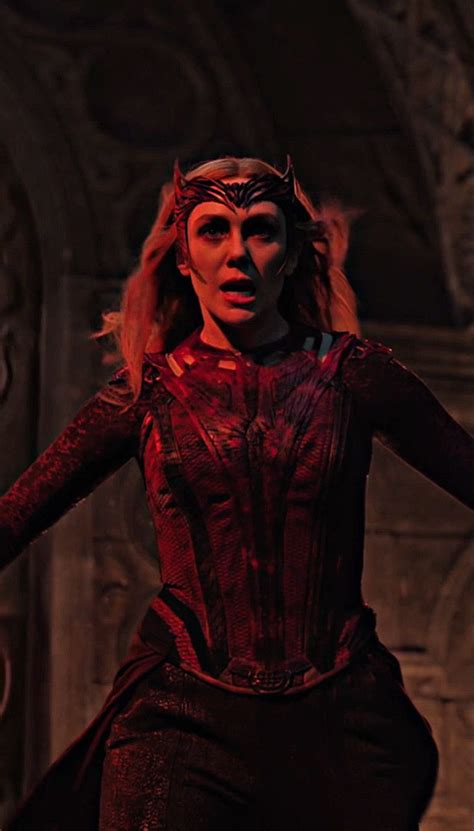 Wanda Maximoff In Doctor Strange Multiverse Of Madness Wallpaper