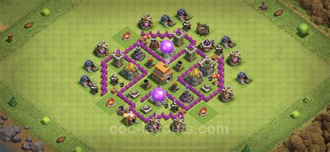 Farming Base Th6 Max Levels With Link Hybrid Town Hall Level 6 Base
