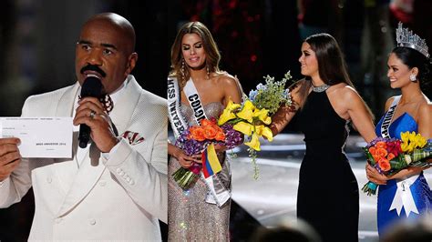 Miss Universe Host Steve Harvey Announces Wrong Winner Video