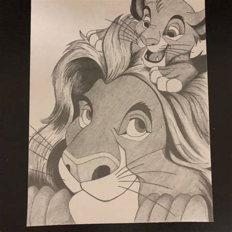 The Lion King King Drawing Disney Drawings Lion King Art Images And