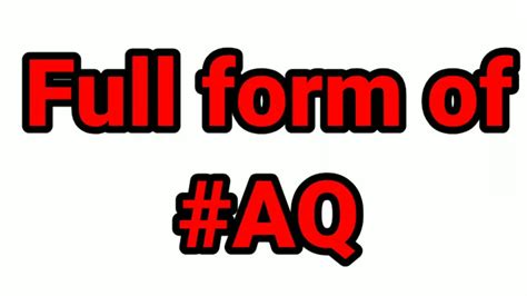 What Is Full Form Of Aqi Important Full Forms Every Material For
