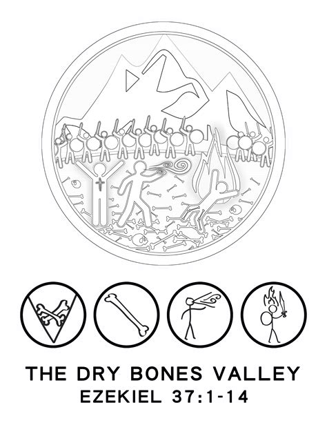 Dry Bones Coloring Pages Coloring Pages