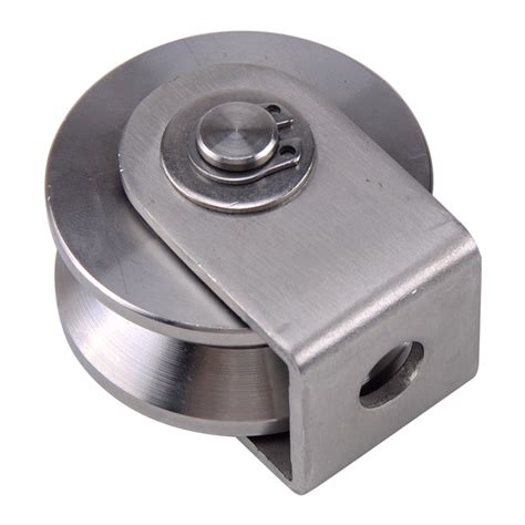 Industrial Heavy Duty Pulley Fixed Lifting Guide Wheel V Shape