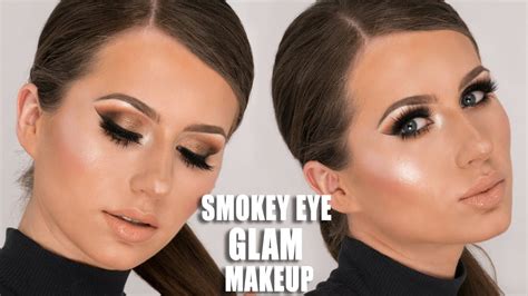 Smokey Eye Glam Makeup Tutorial Morphe 35o Tutorial Youtube