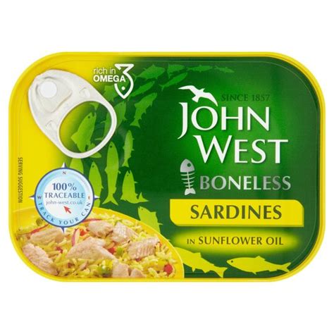 John West Boneless Sardine Sunflower Oil 95g Tesco Groceries