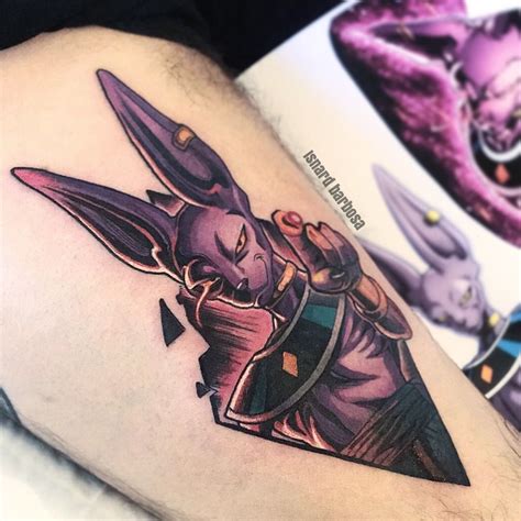 Beerus tattoo i got awhile back. Beerus from dragon ball super | Tatuagens de anime ...