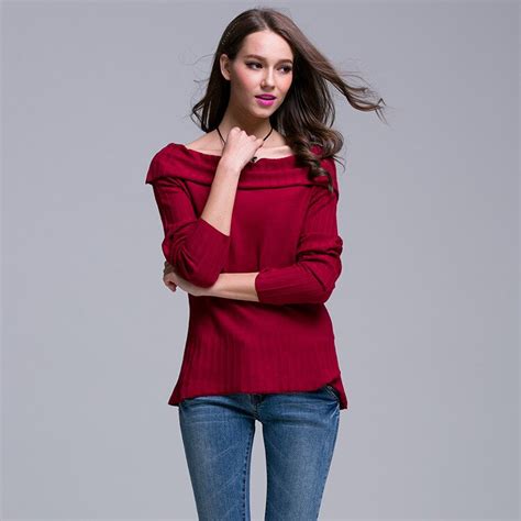 new high quality 2015 cashmere sweater women female knitted sweaters long sleeve pullovers women