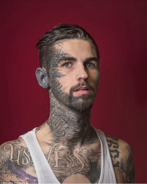 Photographer Mark Leavers Images Show People With Facial Tattoos Daily Mail Online Best Tattoo