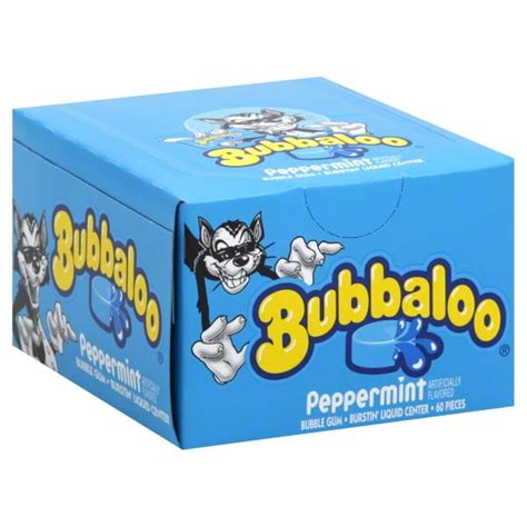 Cadbury Bubbaloo Bubble Gum 60 Ea