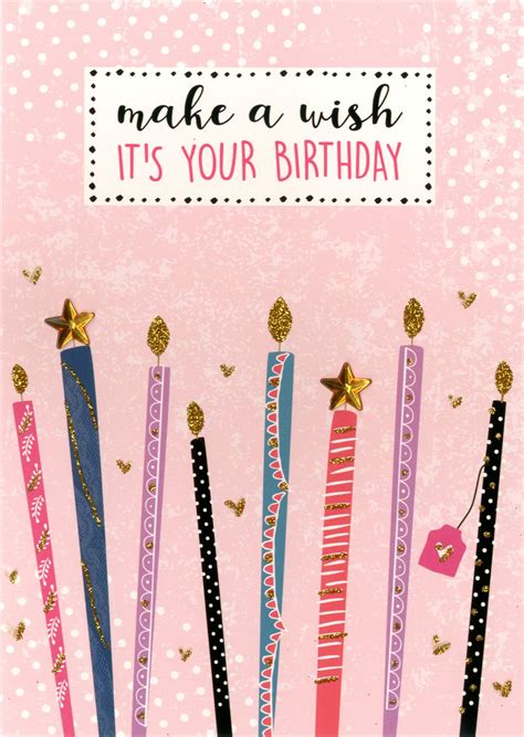 Make A Wish Its Your Birthday Greeting Card Cards