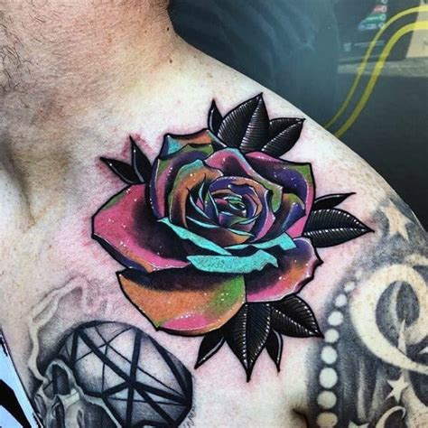 Rose tattoos, rose tattoo, rose tattoos designs, red, rose tattoos pictures, yellow, pink, roses, white, black, purple, sleeve every color of rose is an inimitable expression of a positive human sentiment. 70 Colorful Tattoos For Men - Vivid Ink Design Ideas