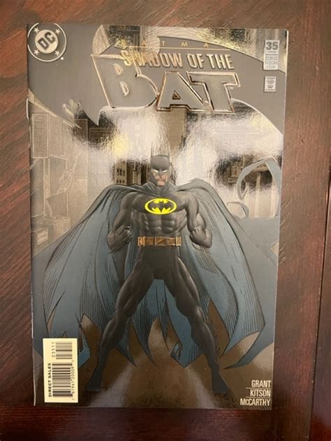 Batman Shadow Of The Bat 35 Embossed Cover First Print Dc Comics 1995