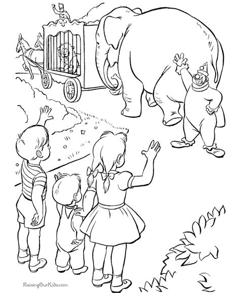 Circus Coloring Pages Coloring Home