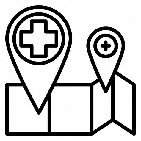 Doctor Hospital Map Medical Pin Icon Download On Iconfinder