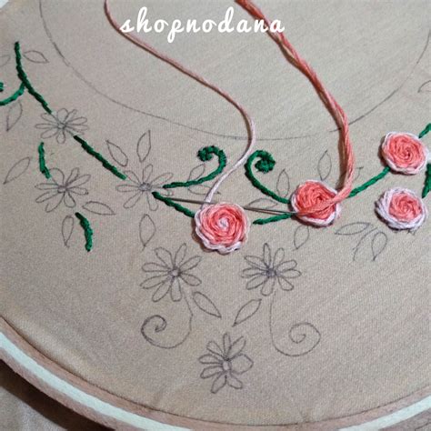 Hand Embroidery Design For Your Dress Neck Shopno Dana