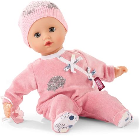 Amazon Com Gotz Muffin Hedgehog 13 Soft Body Baby Doll With Bald Head