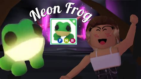 I Traded My Neon Frog Adopt Me Roblox Otosection