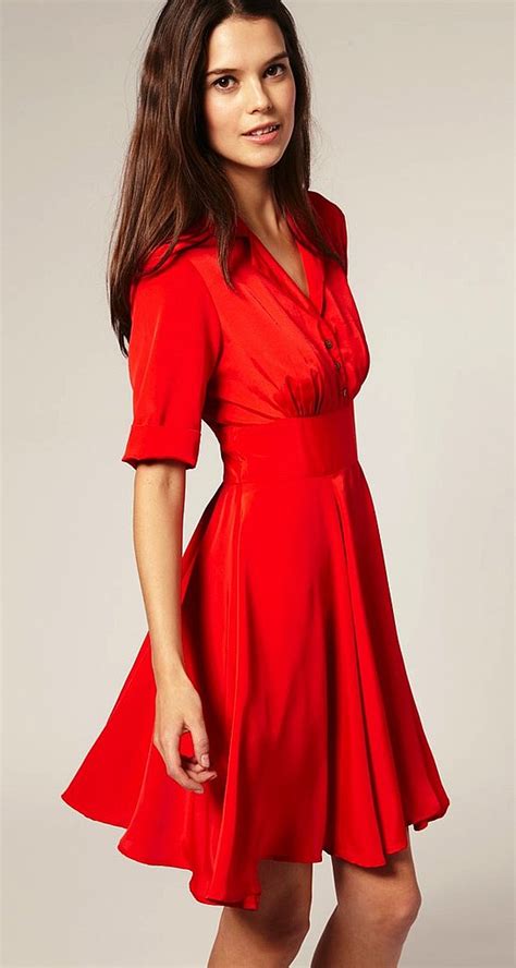 The Prettiest Little Red Dress Youll Find This Spring Is At Asos For