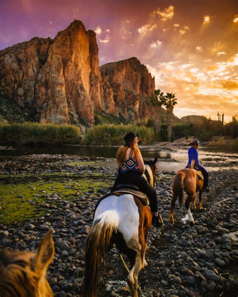 Horseback Riding In Arizona My Stunning Desert Sunset Trail Ride Near Mesa