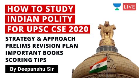 How To Study Indian Polity For Upsc Cse Ias Prelims Strategy