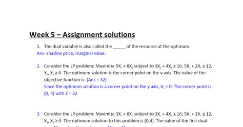 Solutions Assignment Docx Google Docs