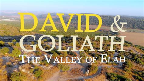 David And Goliath The Valley Of Elah
