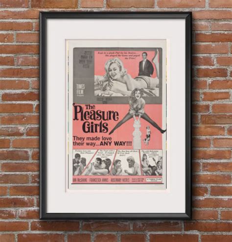 Vintage The Pleasure M Dchen Britische Erotik Druck Poster