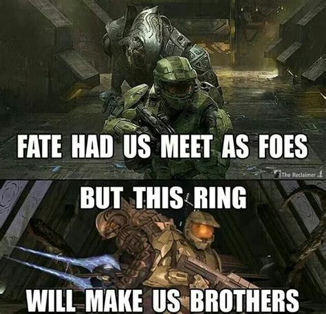I Came To Call Him My Ally Even Friend ~the Arbiter Halo Funny Halo Game Halo Video Game