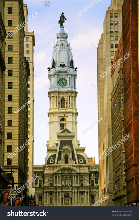 City Hall Of Philadelphia Pennsylvania William Penn Building Stock