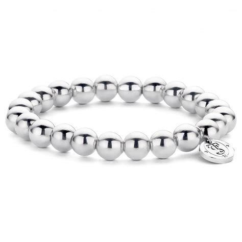 Ti Sento 8mm Silver Bead Bracelet Jewellery From Francis And Gaye