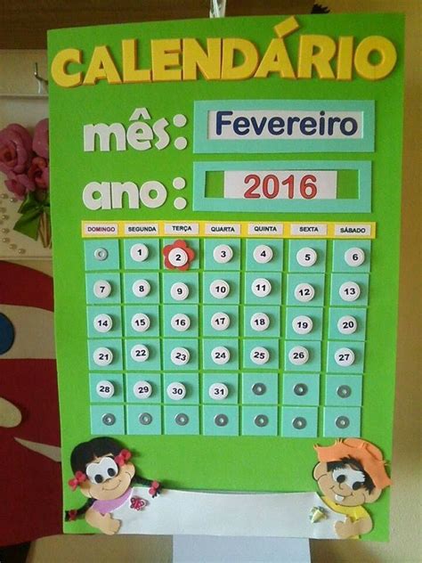 Calendario Mensual Educación Pre Escolar Calendario Del Aula