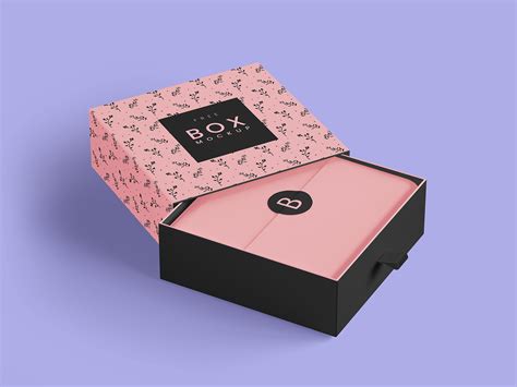 luxury  open gift box mockup psd set good mockups