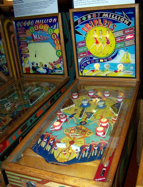 1950 Triplets Gottliebpinball Machine Pinball Wizard Pinball