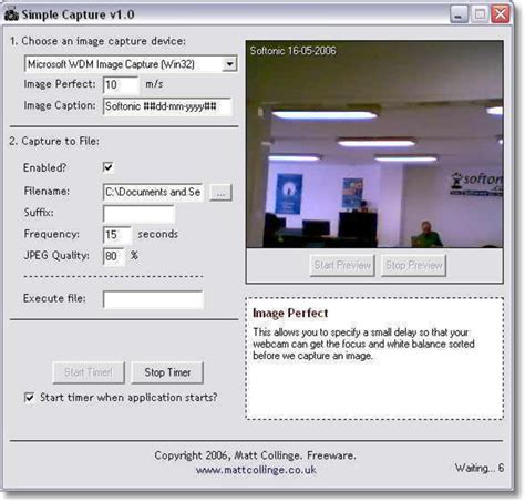 simple webcam capture tải về
