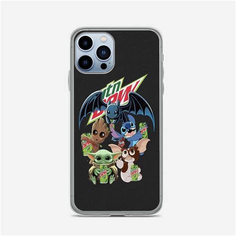Baby Yoda Groot Toothless Stitch Gizmo Mountain Dew IPhone 13 Pro Max