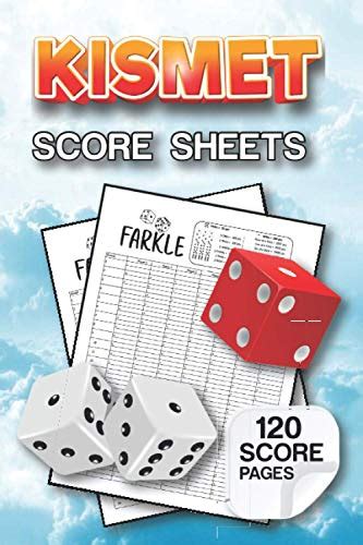 Kismet Score Sheets 120 Small Score Notebooks For Scorekeeping Score
